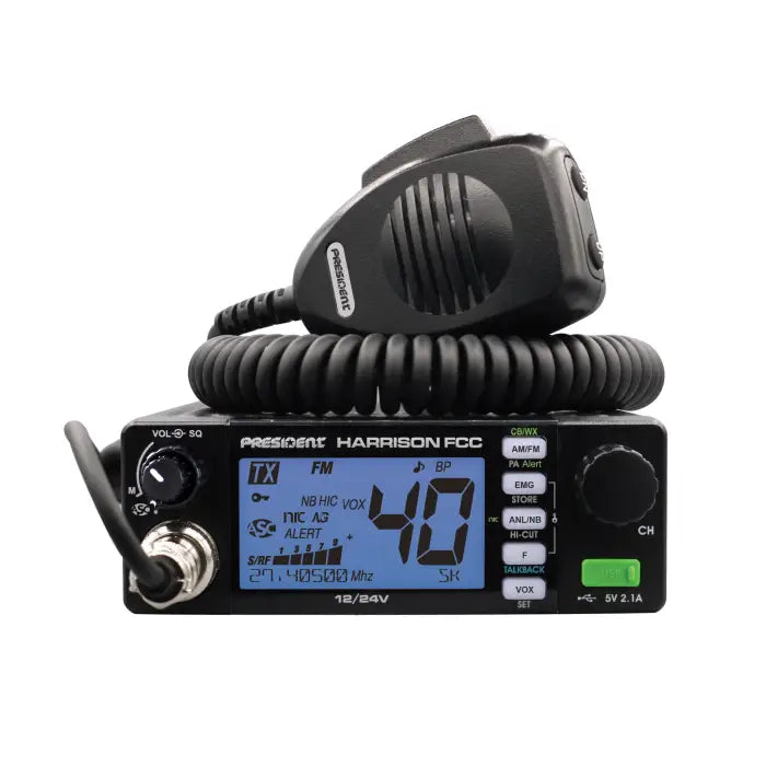 President Harrison FCC 40 Channel AM / FM CB Radio