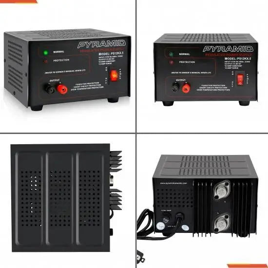 Black power supply unit.