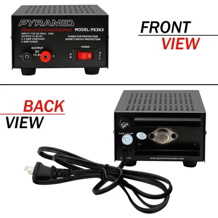 Black Pyramid regulated power supply.