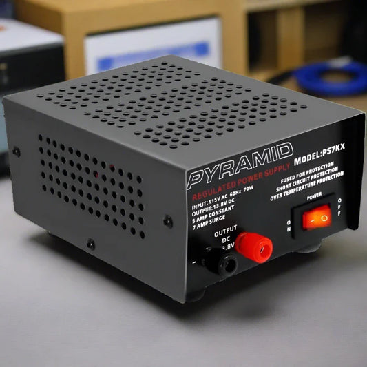 Black Pyramid regulated power supply.