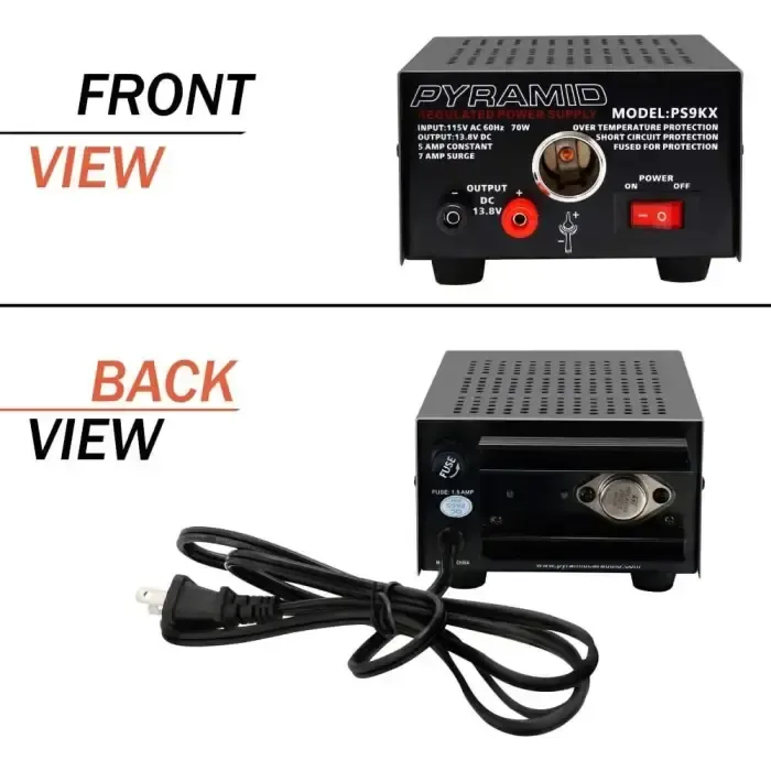 Pyramid PS9KX 5A Linear Power Supply | Fleetwood Digital Canada