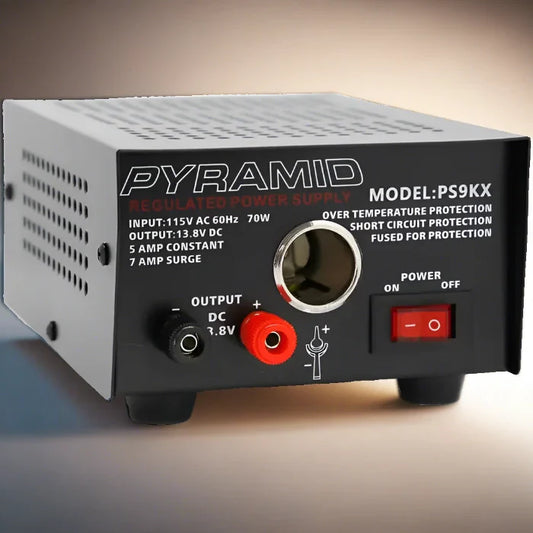 Black Pyramid PS9KX regulated power supply.