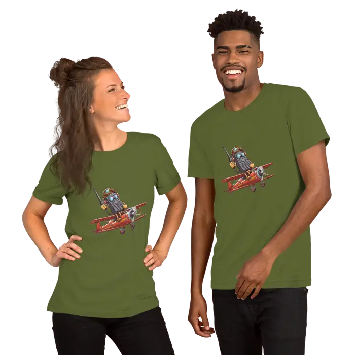 RadioWave Activewear Handy Talky In The Sky Unisex t-shirt