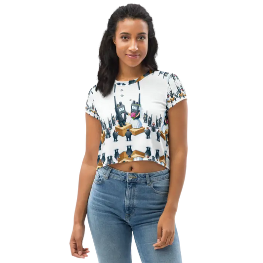 Woman’s crop top.