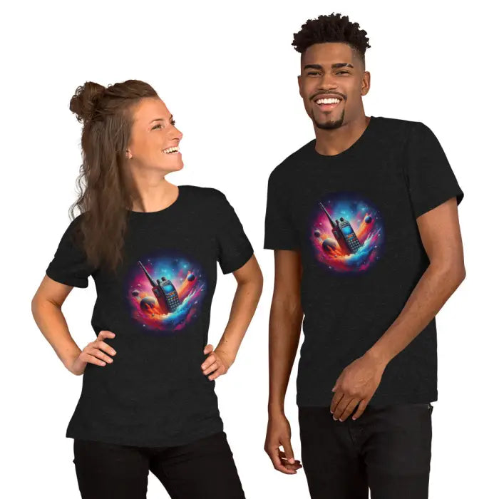 RadioWave Activewear Space Radio Nebula Unisex t-shirt