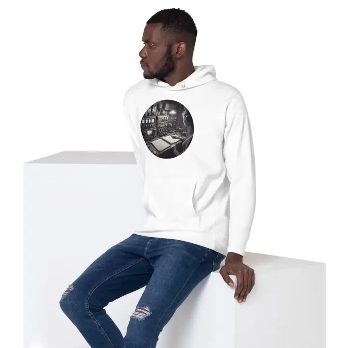 RadioWave Activewear YL At The Vintage Station Men’s Hoodie