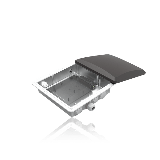 Outdoor enclosure for electronic equipment.