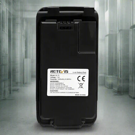 Black Li-ion battery pack.