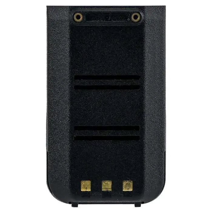 Black walkie-talkie battery.