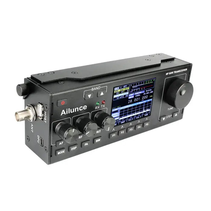 Black HF SDR transceiver.