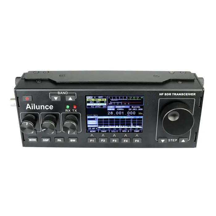 Black HF SDR transceiver.