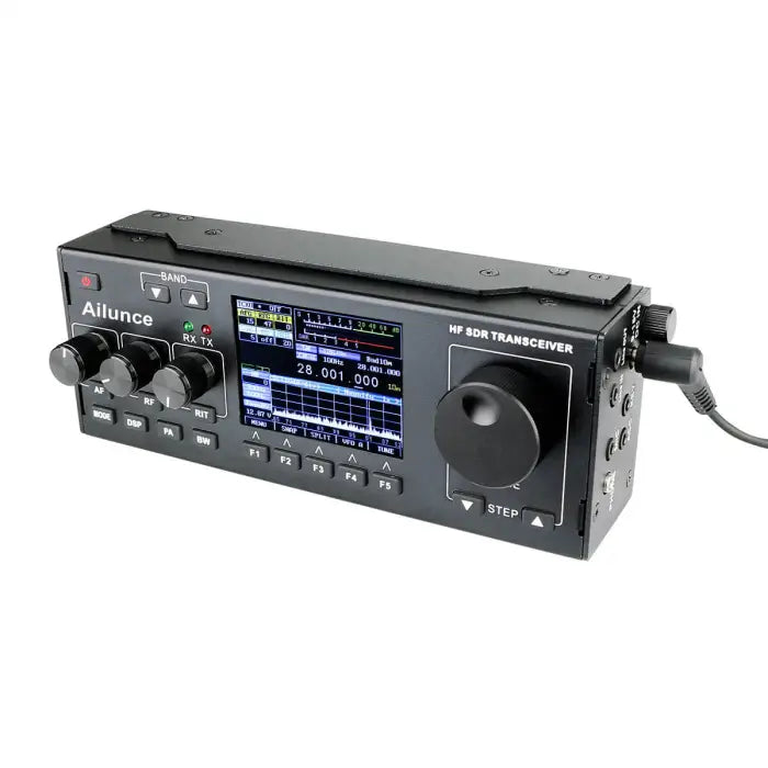 Black HF SDR transceiver.