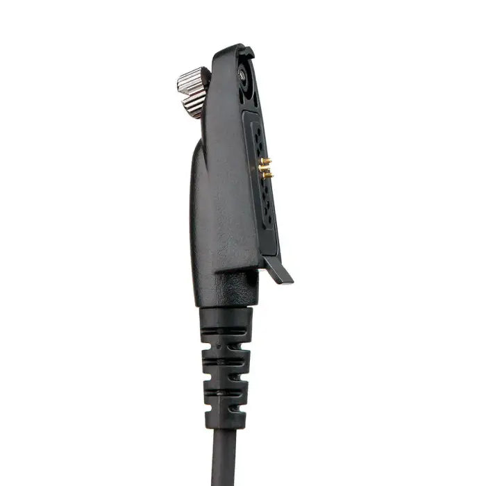 Black radio connector.