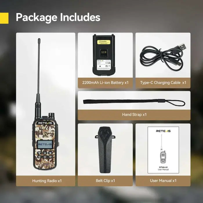Hunting radio package.
