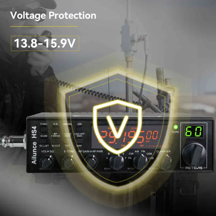 Black Ailunce HS4 radio.