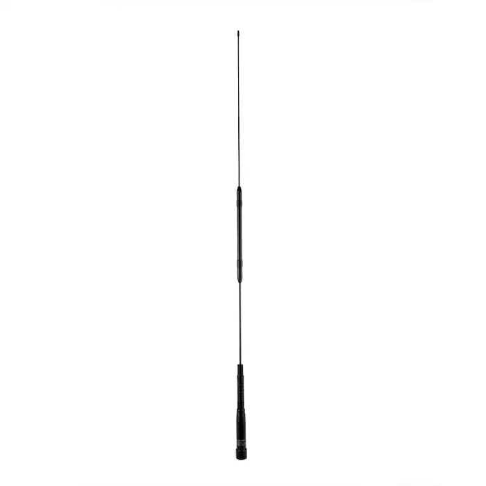 Black telescopic antenna.