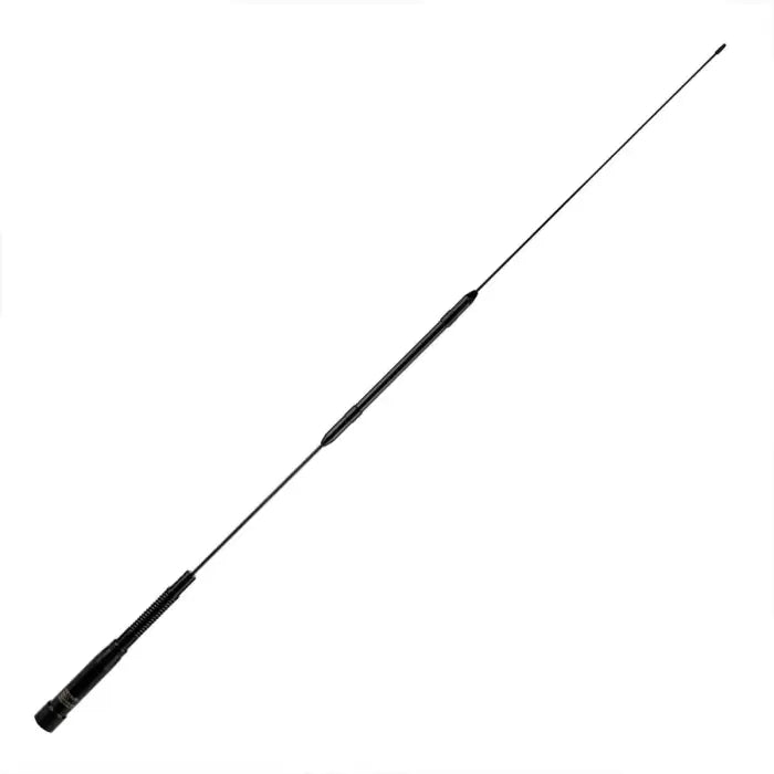 Black telescopic antenna.