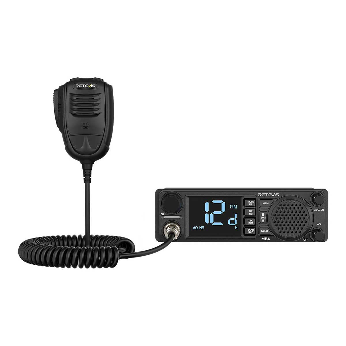 Retevis MB4 AM/FM Professional DIN-Size CB Radio (Special Order)