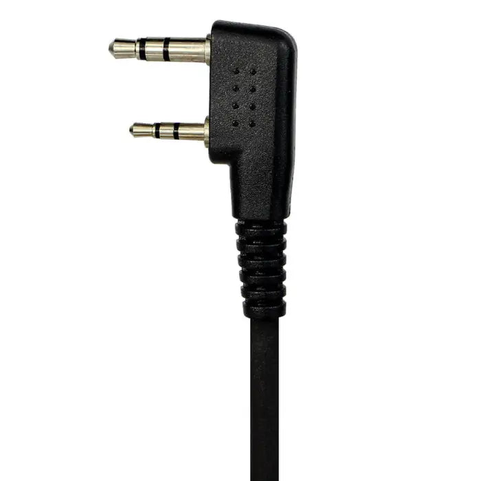 Two-prong audio connector.