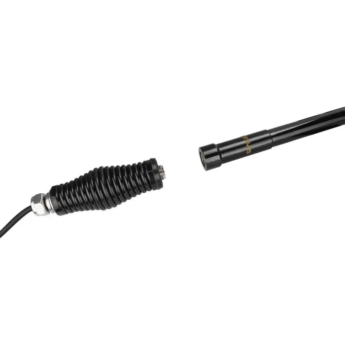 Black flexible wand with connector.