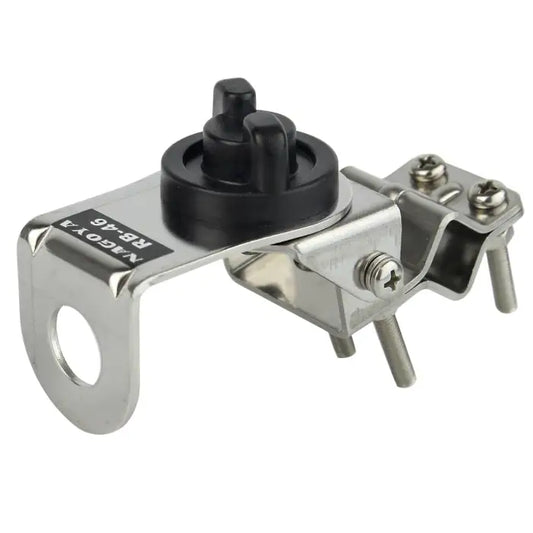 Metal antenna mount.