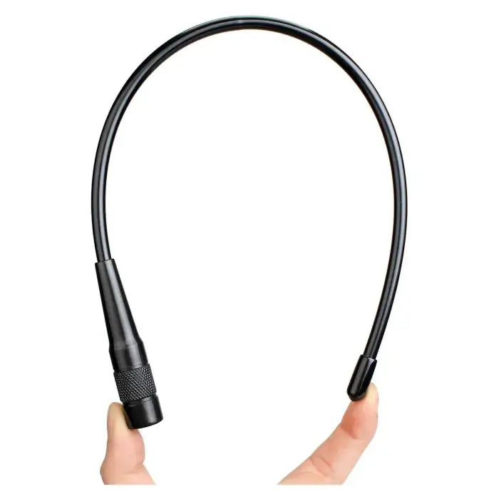 Flexible black antenna.