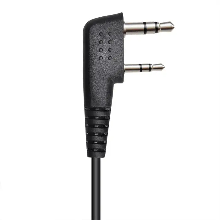 Two-prong audio connector.