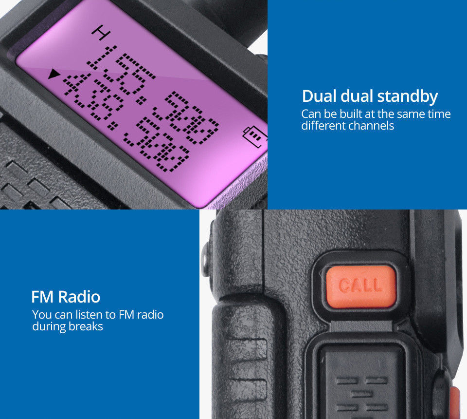BF-TECH CA UV-5R 8W High-Power Dual-Band Amateur Ham Radio