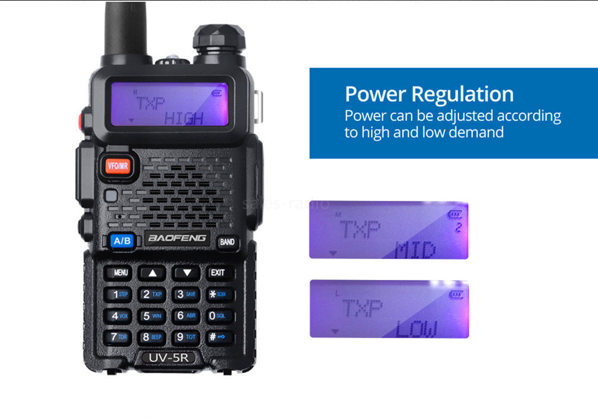 BF-TECH CA UV-5R 8W High-Power Dual-Band Amateur Ham Radio
