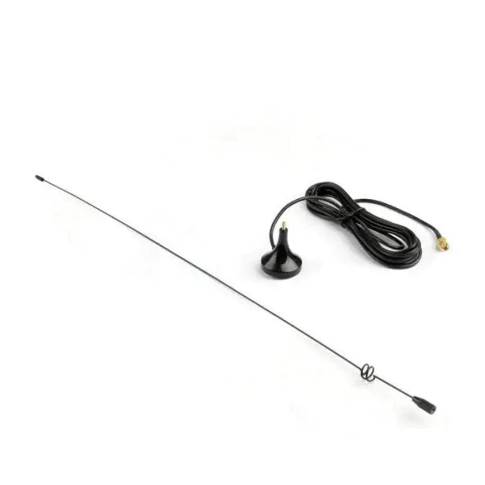 Magnetic base antenna with cable.