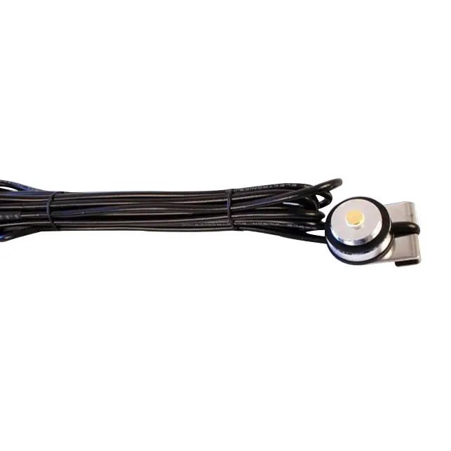 LED light with clip and cable.