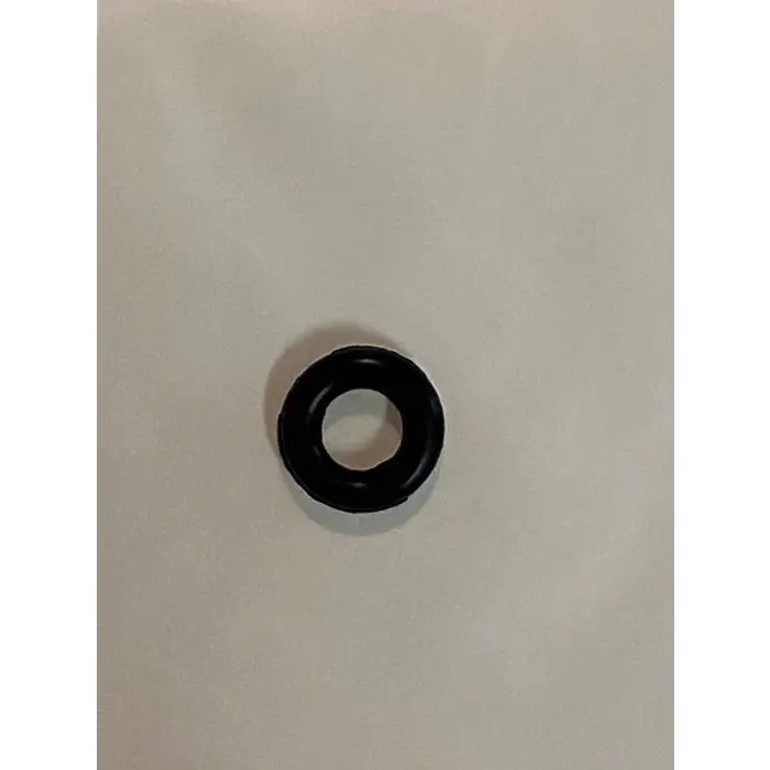 Black rubber o-ring.