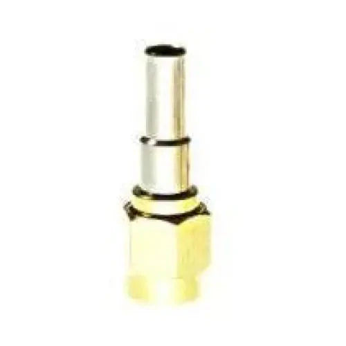 Brass and metal fitting.