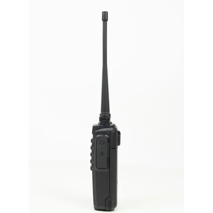 Black two-way radio.