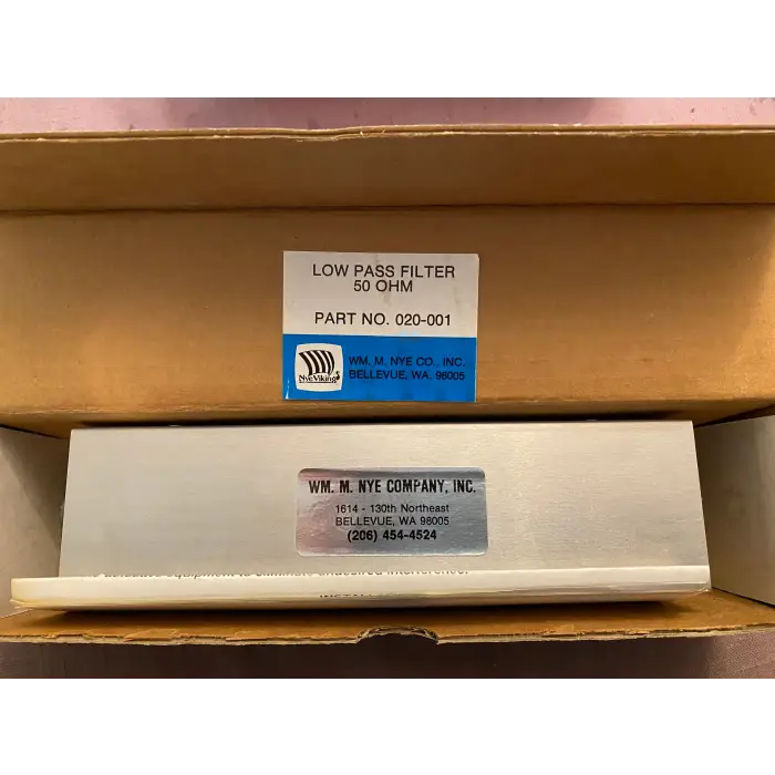 Low pass filter in box.