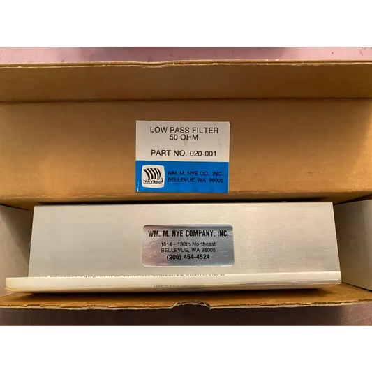 Low pass filter in box.