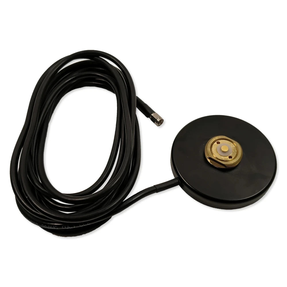 Highway Man 3" Magnetic NMO Antenna Mount with 12ft RG58 Cable (SMA-Male)