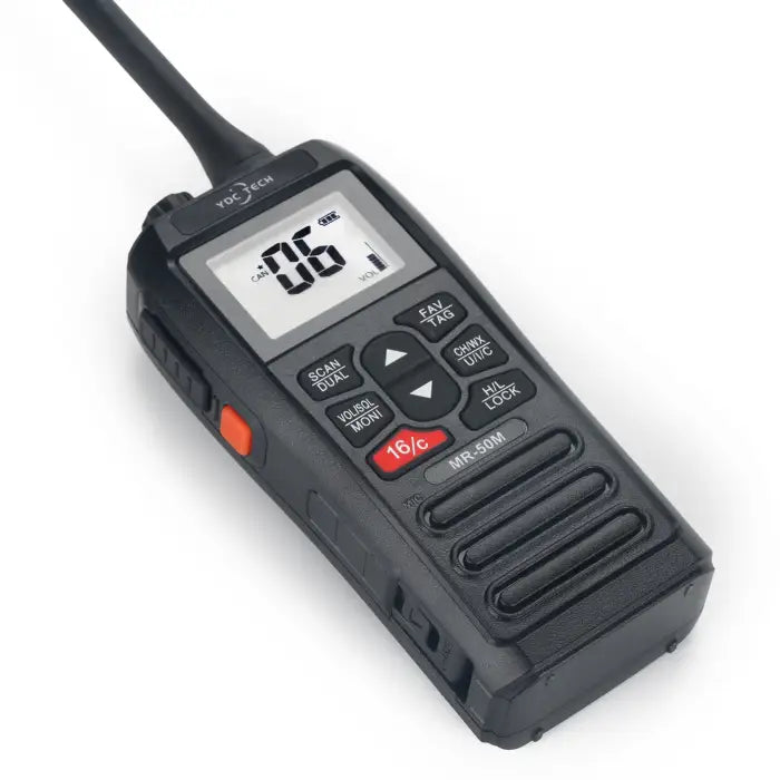YDC TECH® MR-50M Handheld Waterproof VHF Marine Radio Long