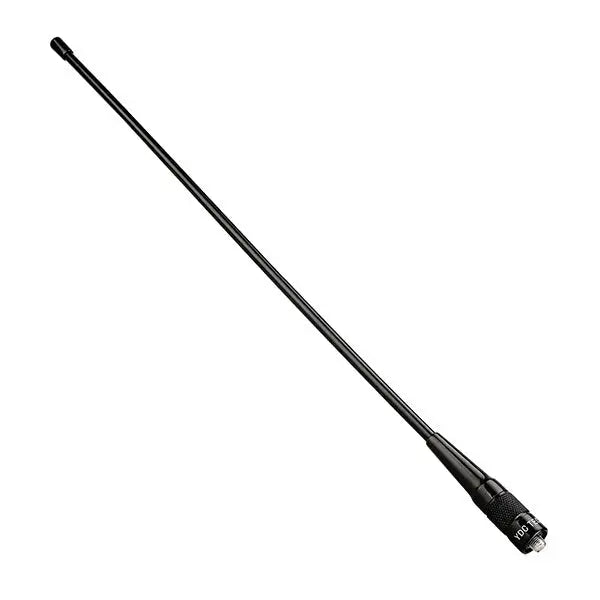 Black telescopic antenna.