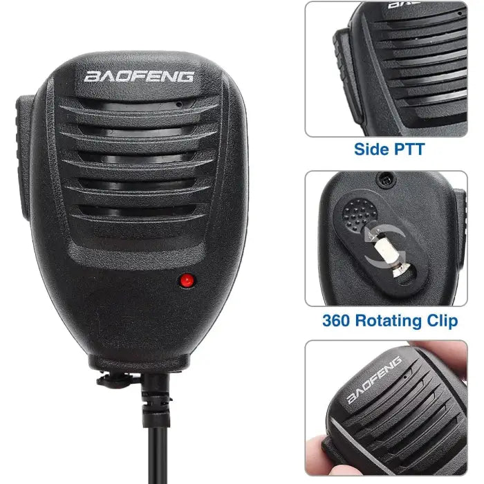 Surecom KMC UV-5R WP CA Waterproof Mount Speaker Microphone
