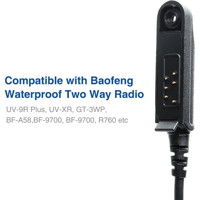 Surecom KMC UV-5R WP CA Waterproof Mount Speaker Microphone