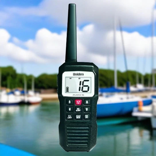 Uniden Atlantis 155 Handheld Two Way VHF Floating Marine