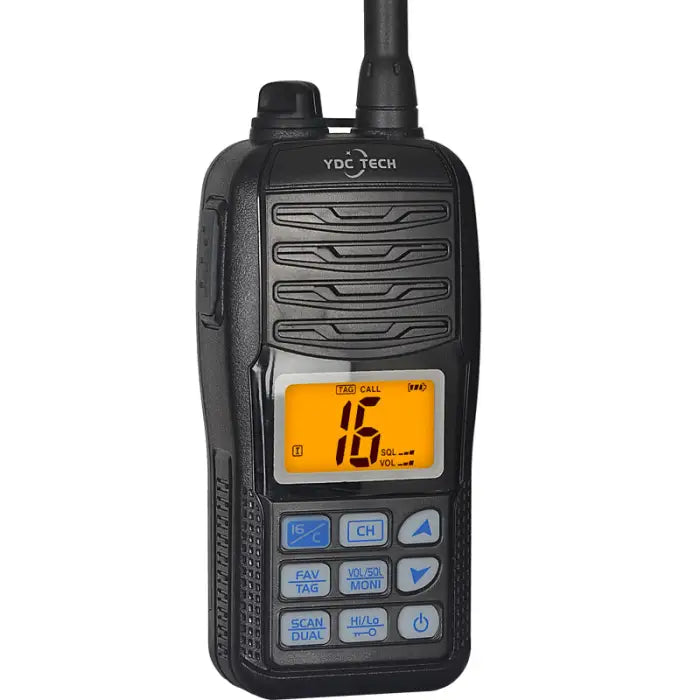 YDC TECH® MR - 36M Handheld Waterproof VHF Marine Radio